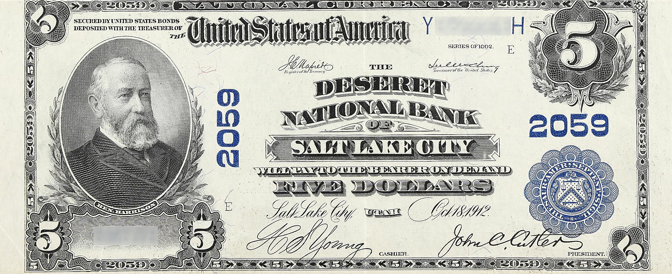 Examples of valuable currency from Utah